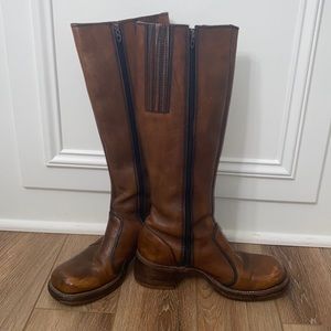 Vintage 1970’s black label frye boots
